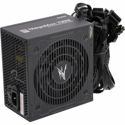 Блок живлення Zalman Megamax (700W), 83%, 80+ White, 120мм, 1xMB 24pin(20+4), 2xCPU (8pin+(4+4)pin) 4xMolex, 6xSATA, 4xPCIe 8pin
