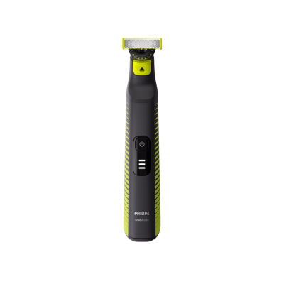 Бритва електр. Philips OneBlade Pro, Li-Ion, сух.+волог., індикатор заряду, чорний (QP6506/15) Бритва електр. Philips OneBlade Pro, Li-Ion, сух.+волог., індикатор заряду, чорний (QP6506/15)