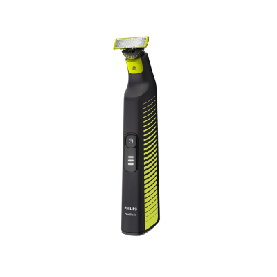 Бритва електр. Philips OneBlade Pro, Li-Ion, сух.+волог., індикатор заряду, чорний (QP6506/15) Бритва електр. Philips OneBlade Pro, Li-Ion, сух.+волог., індикатор заряду, чорний (QP6506/15)
