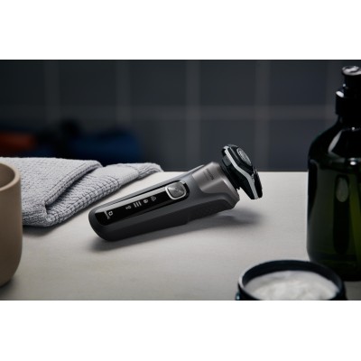 Бритва електр. Philips роторна Series 5000, 9Вт, бритв.головок-3, Li-Ion, сух.+волог., тример, сірий (S5887/10)
