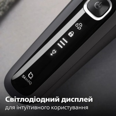 Бритва електр. Philips роторна Series 5000, 9Вт, бритв.головок-3, Li-Ion, сух.+волог., тример, сірий (S5887/10)