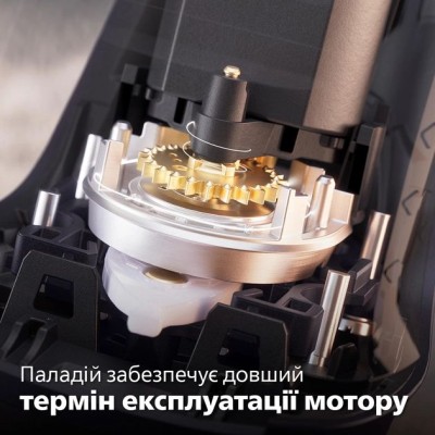 Бритва електр. Philips роторна Series 5000, 9Вт, бритв.головок-3, Li-Ion, сух.+волог., тример, сірий (S5887/10)