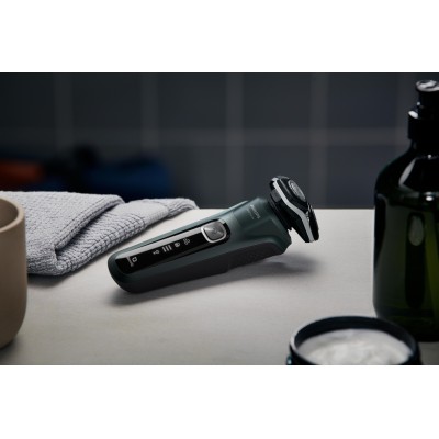 Бритва електр. Philips роторна Series 5000, 9Вт, бритв.головок-3, Li-Ion, сух.+волог., тример, чорно-зелений (S5884/50) Бритва електр. Philips роторна Series 5000, 9Вт, бритв.головок-3, Li-Ion, сух.+волог., тример, чорно-зелений (S5884/50)