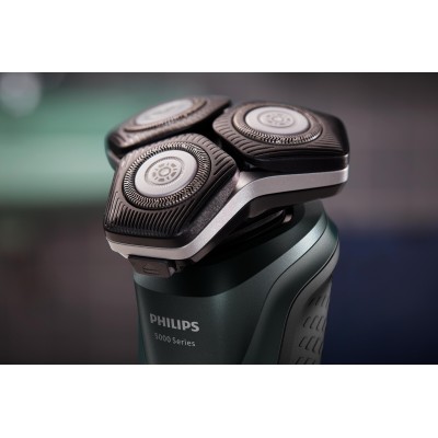 Бритва електр. Philips роторна Series 5000, 9Вт, бритв.головок-3, Li-Ion, сух.+волог., тример, чорно-зелений (S5884/50) Бритва електр. Philips роторна Series 5000, 9Вт, бритв.головок-3, Li-Ion, сух.+волог., тример, чорно-зелений (S5884/50)