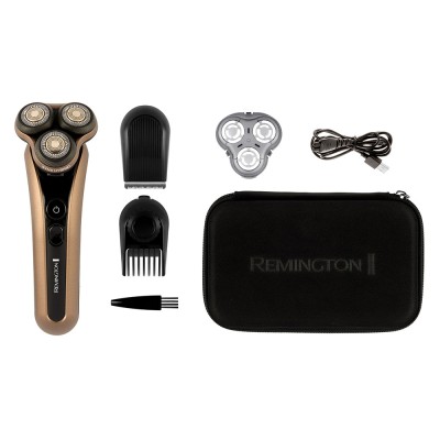 Бритва електр. Remington X9 Limitless X, бритв.головок-3, от сети, сух.+волог., тример, водонепрон., швид. зарядка, чорно-коричн Бритва електр. Remington X9 Limitless X, бритв.головок-3, от сети, сух.+волог., тример, водонепрон., швид. зарядка, чорно-коричн