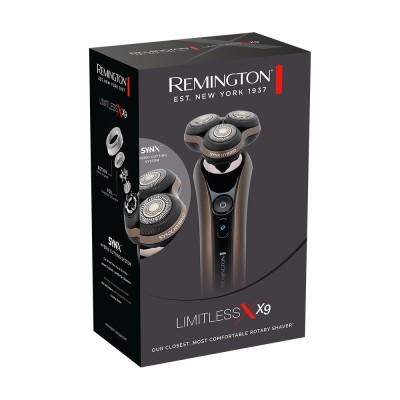 Бритва електр. Remington X9 Limitless X, бритв.головок-3, от сети, сух.+волог., тример, водонепрон., швид. зарядка, чорно-коричн Бритва електр. Remington X9 Limitless X, бритв.головок-3, от сети, сух.+волог., тример, водонепрон., швид. зарядка, чорно-коричн