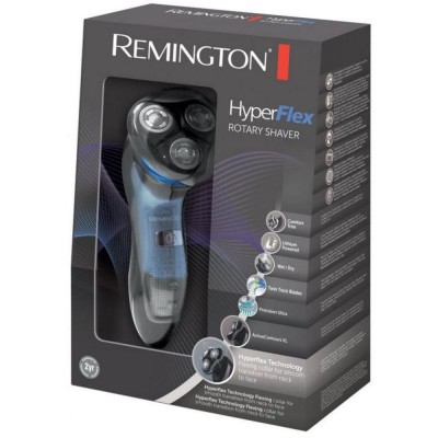 Бритва електр. Remington роторна Hyperflex Aqua, бритв.головок-3, Li-Ion, сух.+волог., тример, чорно-синій (XR1430)