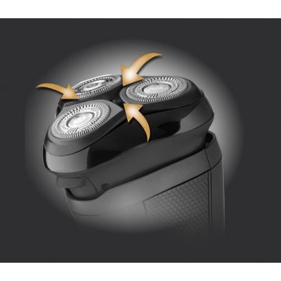 Бритва електр. Remington роторна R4 Style Series, 5Вт, бритв.головок-3, Ni-Mh, сух., тример, чорний (R3600) Бритва електр. Remington роторна R4 Style Series, 5Вт, бритв.головок-3, Ni-Mh, сух., тример, чорний (R3600)
