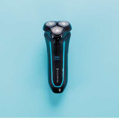 Бритва електр. Remington роторна Style Aqua, бритв.головок-3, Ni-Mh, сух.+волог., водонепрон., дорожн., чохол, чорно-синій (R600 Бритва електр. Remington роторна Style Aqua, бритв.головок-3, Ni-Mh, сух.+волог., водонепрон., дорожн., чохол, чорно-синій (R600