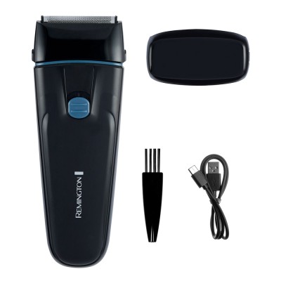 Бритва електр. Remington сіткова F1 Style, бритв.головок-2, Ni-Mh, сух., тример, USB-C, чорно-синій (F1000) Бритва електр. Remington сіткова F1 Style, бритв.головок-2, Ni-Mh, сух., тример, USB-C, чорно-синій (F1000)