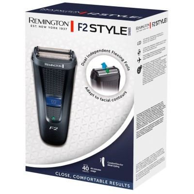Бритва електр. Remington сіткова F2 Style Series, бритв.головок-2, сух, тример, чорний (F2002)