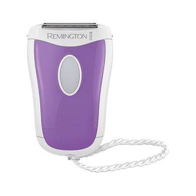 Бритва електр. Remington сіткова Smooth & Silky, АААx2, сух.+волог., жіночий тример, біло-фіолетовий (WSF4810)