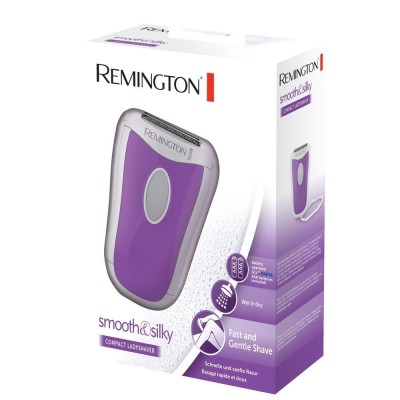 Бритва електр. Remington сіткова Smooth & Silky, АААx2, сух.+волог., жіночий тример, біло-фіолетовий (WSF4810)