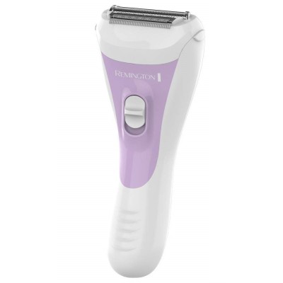 Бритва електр. Remington сіткова Smooth&Silky, АААx2, сух.+волог., жіночий тример, біло-фіолетовий (WSF5060)