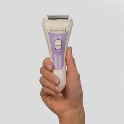 Бритва електр. Remington сіткова Smooth&Silky, АААx2, сух.+волог., жіночий тример, біло-фіолетовий (WSF5060)