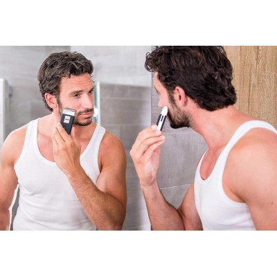 Бритва електр. WAHL сіткова Travel Shaver, бритв.головок-1, сух., тример, чорний (03615-1016)
