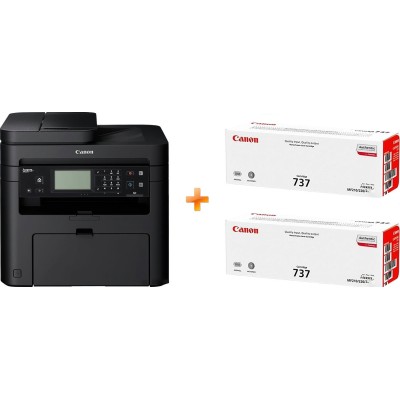 БФП А4 ч/б Canon i-SENSYS MF237w c Wi-Fi (бандл з 2 картриджами) (1418C170) БФП А4 ч/б Canon i-SENSYS MF237w c Wi-Fi (бандл з 2 картриджами) (1418C170)