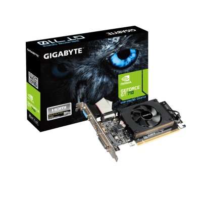 Вiдеокарта GIGABYTE GeForce GT 710 2GB DDR3 64bit HDMI-DVI-VGA low profile (GV-N710D3-2GL) Вiдеокарта GIGABYTE GeForce GT 710 2GB DDR3 64bit HDMI-DVI-VGA low profile (GV-N710D3-2GL)