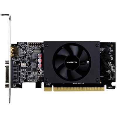 Вiдеокарта GIGABYTE GeForce GT 710 2GB DDRR5 64bit low profile (GV-N710D5-2GL) Вiдеокарта GIGABYTE GeForce GT 710 2GB DDRR5 64bit low profile (GV-N710D5-2GL)