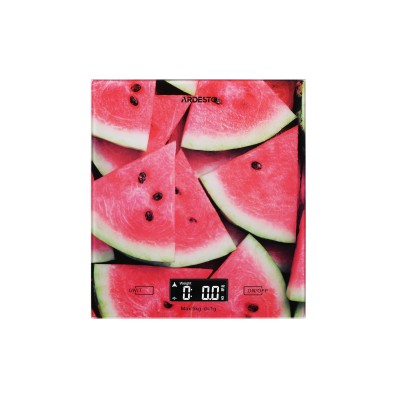 Ваги Ardesto кухонні Wаtermelon, 5кг, AAAx2 в комплекті, скло, багатокольоровий (SCK-893WATERMELON) Ваги Ardesto кухонні Wаtermelon, 5кг, AAAx2 в комплекті, скло, багатокольоровий (SCK-893WATERMELON)