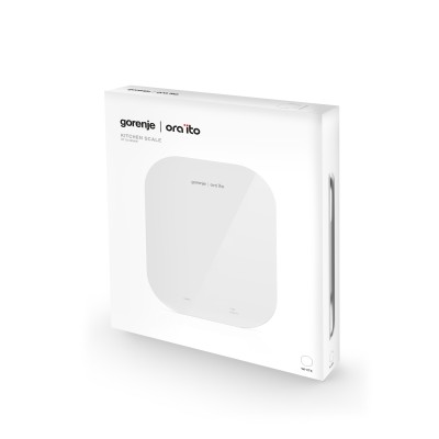 Ваги Gorenje кухонні, 10кг, AAAx3 в комплекті, скло, білий (KT10ORAW) Ваги Gorenje кухонні, 10кг, AAAx3 в комплекті, скло, білий (KT10ORAW)