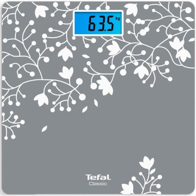 Ваги Tefal підлогові Classic Blossom, 160кг, AAAx2 немає у компл., скло, срібло (PP1537V0) Ваги Tefal підлогові Classic Blossom, 160кг, AAAx2 немає у компл., скло, срібло (PP1537V0)