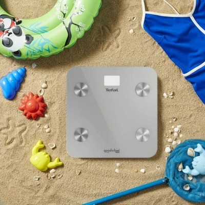 Ваги Tefal підлогові Goodvibes Life, 160кг, Bluetooth, AAAx3 в комплекті, скло, сірий (BM9600S1) Ваги Tefal підлогові Goodvibes Life, 160кг, Bluetooth, AAAx3 в комплекті, скло, сірий (BM9600S1)