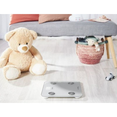 Ваги Tefal підлогові Goodvibes Life, 160кг, Bluetooth, AAAx3 в комплекті, скло, сірий (BM9600S1) Ваги Tefal підлогові Goodvibes Life, 160кг, Bluetooth, AAAx3 в комплекті, скло, сірий (BM9600S1)