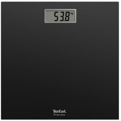 Ваги Tefal підлогові Premiss, 150кг, CR2032x1 в комплекті, скло, чорний (PP1400V0) Ваги Tefal підлогові Premiss, 150кг, CR2032x1 в комплекті, скло, чорний (PP1400V0)