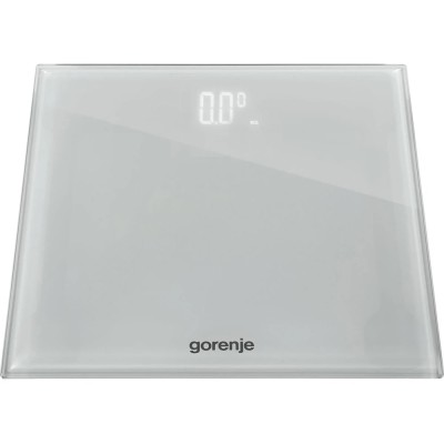 Ваги підлогові Gorenje, 180 кг, дисплей, скло, білий (OT180LBW)