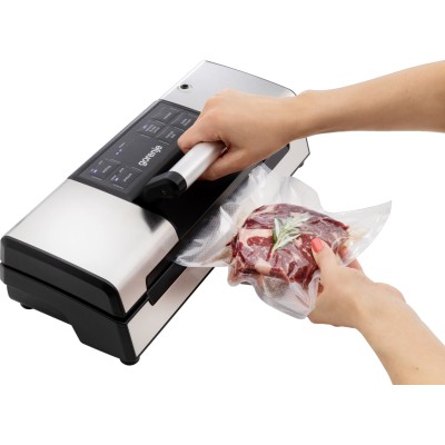Вакууматор Gorenje для пакетів, 120Вт, 30см, електронне керування, +10 пакетів, нерж, чорний (VS120EPRO) Вакууматор Gorenje для пакетів, 120Вт, 30см, електронне керування, +10 пакетів, нерж, чорний (VS120EPRO)