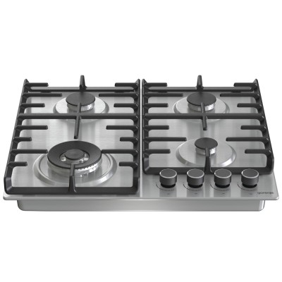 Варильна поверхня Gorenje газова, 60см, чавун, нерж (GW642ABX)