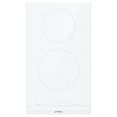 Варильна поверхня Gorenje електрична, 30см, Доміно, білий (ECT322WCSC)