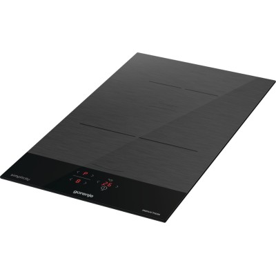 Варильна поверхня Gorenje індукційна, 30см, Доміно, PowerBoost, поєднання конфорок, чорний (GI3201SYBSC)