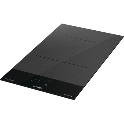 Варильна поверхня Gorenje індукційна, 30см, Доміно, PowerBoost, поєднання конфорок, чорний (GI3201SYBSC)