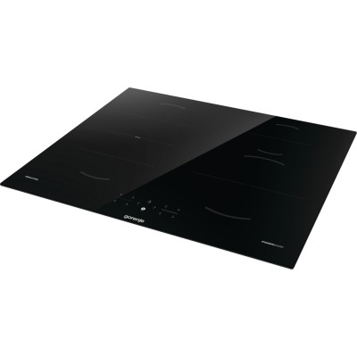 Варильна поверхня Gorenje індукційна, 60см, PowerBoost, TouchControl, поєднання конфорок, чорний (GI621FMC)