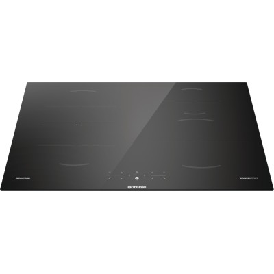 Варильна поверхня Gorenje індукційна, 60см, PowerBoost, TouchControl, поєднання конфорок, чорний (GI621FMC)