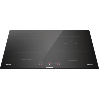 Варильна поверхня Gorenje індукційна, 60см, PowerBoost, TouchControl, поєднання конфорок, чорний (GI621FMC)
