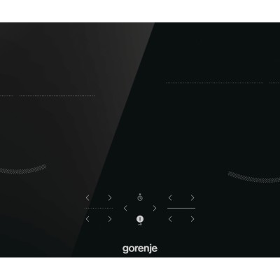 Варильна поверхня Gorenje індукційна, 60см, PowerBoost, TouchControl, поєднання конфорок, чорний (GI621FMC)
