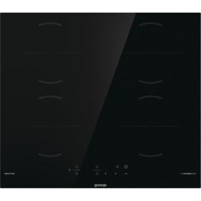 Варильна поверхня Gorenje індукційна, 60см, PowerBoost, TouchControl, чорний (GI6401BSCE) Варильна поверхня Gorenje індукційна, 60см, PowerBoost, TouchControl, чорний (GI6401BSCE)