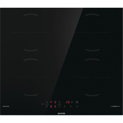 Варильна поверхня Gorenje індукційна, 60см, PowerBoost, TouchControl, чорний (GI6401BSCE) Варильна поверхня Gorenje індукційна, 60см, PowerBoost, TouchControl, чорний (GI6401BSCE)