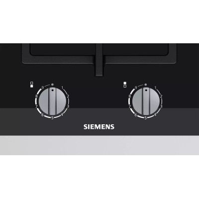 Варильна поверхня SIEMENS газова на склі, 30см, Доміно, чорний (ER3A6BB70)