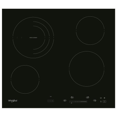 Варильна поверхня Whirlpool електрична склокерамічна, 60см, чорний (AKT8900BA)