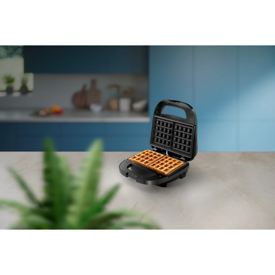 Вафельниця Philips Series 3000 750Вт, антипригарне покриття, корпус-пластик, чорний (HD2332/90) Вафельниця Philips Series 3000 750Вт, антипригарне покриття, корпус-пластик, чорний (HD2332/90)