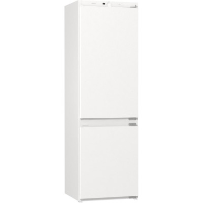 Вбуд. холодильник з мороз. камерою Gorenje, 177х55х54см, 2 двері, 180(68)л, А+, NF+, Зона св-ті, Внутр. Диспл, Білий (NRKI418EE1 Вбуд. холодильник з мороз. камерою Gorenje, 177х55х54см, 2 двері, 180(68)л, А+, NF+, Зона св-ті, Внутр. Диспл, Білий (NRKI418EE1