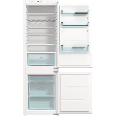 Вбуд. холодильник з мороз. камерою Gorenje, 177х55х54см, 2 двері, 180(68)л, А+, NF+, Зона св-ті, Внутр. Диспл, Білий (NRKI418EE1 Вбуд. холодильник з мороз. камерою Gorenje, 177х55х54см, 2 двері, 180(68)л, А+, NF+, Зона св-ті, Внутр. Диспл, Білий (NRKI418EE1
