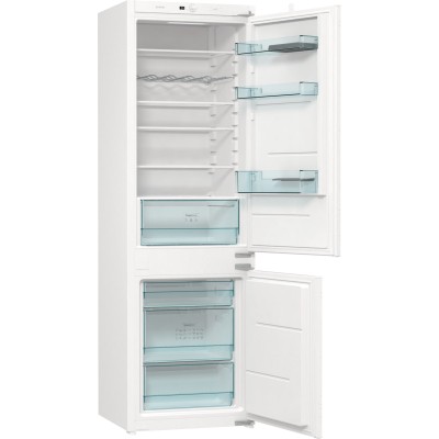 Вбуд. холодильник з мороз. камерою Gorenje, 177х55х54см, 2 двері, 180(68)л, А+, NF+, Зона св-ті, Внутр. Диспл, Білий (NRKI418EE1 Вбуд. холодильник з мороз. камерою Gorenje, 177х55х54см, 2 двері, 180(68)л, А+, NF+, Зона св-ті, Внутр. Диспл, Білий (NRKI418EE1