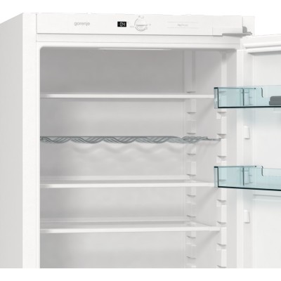 Вбуд. холодильник з мороз. камерою Gorenje, 177х55х54см, 2 двері, 180(68)л, А+, NF+, Зона св-ті, Внутр. Диспл, Білий (NRKI418EE1 Вбуд. холодильник з мороз. камерою Gorenje, 177х55х54см, 2 двері, 180(68)л, А+, NF+, Зона св-ті, Внутр. Диспл, Білий (NRKI418EE1