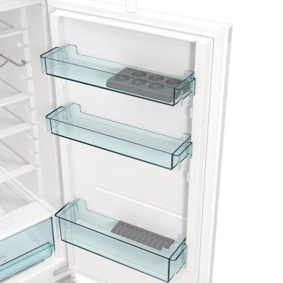 Вбуд. холодильник з мороз. камерою Gorenje, 177х55х54см, 2 двері, 180(68)л, А+, NF+, Зона св-ті, Внутр. Диспл, Білий (NRKI418EE1 Вбуд. холодильник з мороз. камерою Gorenje, 177х55х54см, 2 двері, 180(68)л, А+, NF+, Зона св-ті, Внутр. Диспл, Білий (NRKI418EE1