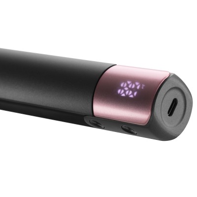 Випрямляч Ardesto Pink Touch, 50Вт, 160-200C, акумуляторний, кераміка, USB-C > USB-A, сірий+рожевий (HS-R300PT) Випрямляч Ardesto Pink Touch, 50Вт, 160-200C, акумуляторний, кераміка, USB-C > USB-A, сірий+рожевий (HS-R300PT)